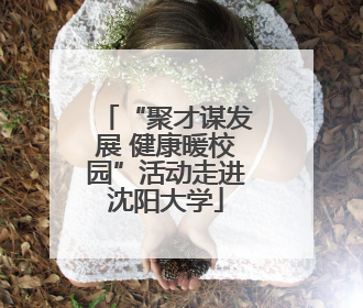 “聚才谋发展 健康暖校园”活动走进沈阳大学