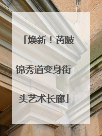 焕新！黄陂锦秀道变身街头艺术长廊