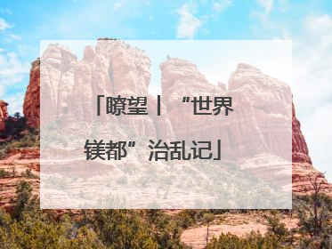 瞭望丨“世界镁都”治乱记