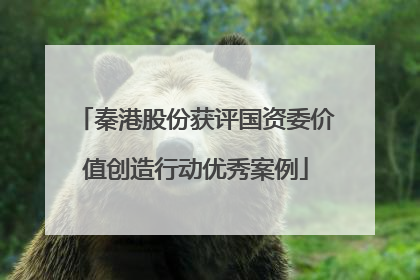 秦港股份获评国资委价值创造行动优秀案例