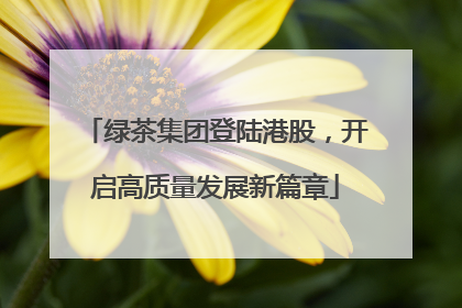 绿茶集团登陆港股，开启高质量发展新篇章