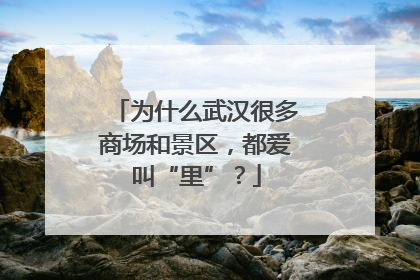 为什么武汉很多商场和景区，都爱叫“里”？