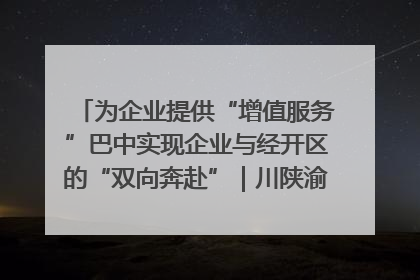 为企业提供“增值服务”巴中实现企业与经开区的“双向奔赴”｜川陕渝网络名人巴中行