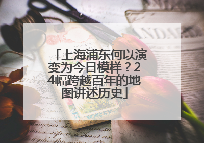 上海浦东何以演变为今日模样？24幅跨越百年的地图讲述历史