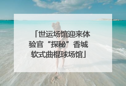 世运场馆迎来体验官“探秘”香城软式曲棍球场馆