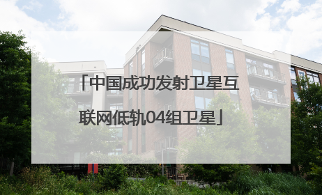 中国成功发射卫星互联网低轨04组卫星