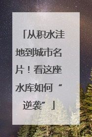 从积水洼地到城市名片！看这座水库如何“逆袭”