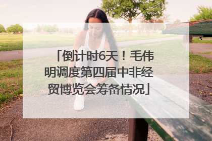 倒计时6天！毛伟明调度第四届中非经贸博览会筹备情况