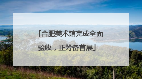 合肥美术馆完成全面验收，正筹备首展