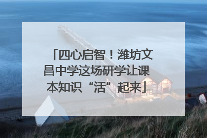 四心启智！潍坊文昌中学这场研学让课本知识“活”起来