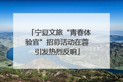 宁夏文旅“青春体验官”招募活动在蓉引发热烈反响