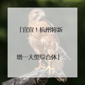 官宣！杭州将新增一大型综合体