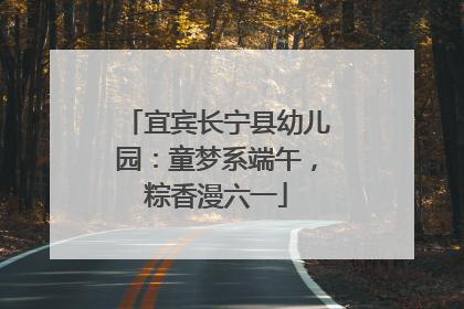 宜宾长宁县幼儿园：童梦系端午，粽香漫六一