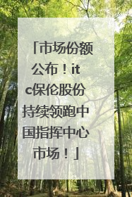 市场份额公布！itc保伦股份持续领跑中国指挥中心市场！