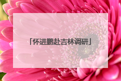 怀进鹏赴吉林调研