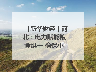 新华财经｜河北：电力赋能粮食烘干 确保小麦高质量归仓