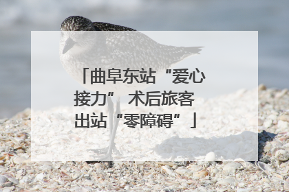 曲阜东站“爱心接力” 术后旅客出站“零障碍”
