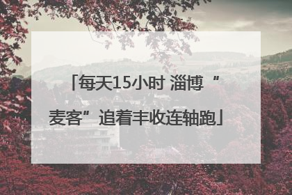每天15小时 淄博“麦客”追着丰收连轴跑