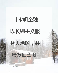 永明金融：以长期主义服务大湾区，共绘发展蓝图