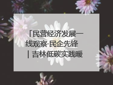 民营经济发展一线观察·民企先锋｜吉林低碳实践暖民心：太阳能供暖技术为北方清洁取暖破局