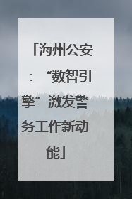 海州公安：“数智引擎”激发警务工作新动能
