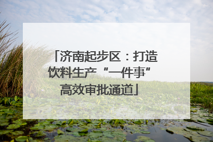 济南起步区：打造饮料生产“一件事”高效审批通道
