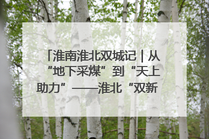 淮南淮北双城记｜从“地下采煤”到“天上助力”——淮北“双新”产业突围记