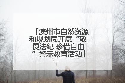 滨州市自然资源和规划局开展“敬畏法纪 珍惜自由”警示教育活动
