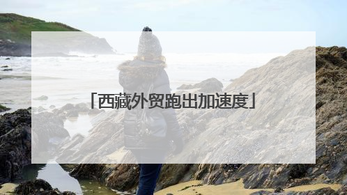 西藏外贸跑出加速度