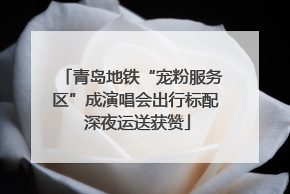 青岛地铁“宠粉服务区”成演唱会出行标配 深夜运送获赞