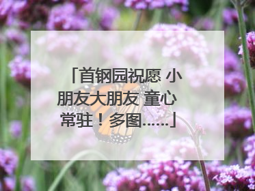 首钢园祝愿 小朋友大朋友 童心常驻！多图……