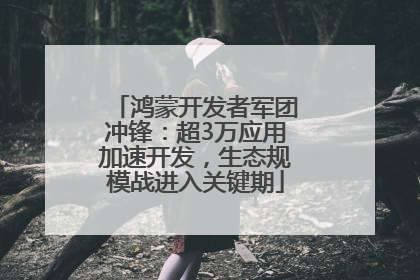 鸿蒙开发者军团冲锋：超3万应用加速开发，生态规模战进入关键期