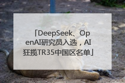 DeepSeek、OpenAI研究员入选，AI狂揽TR35中国区名单